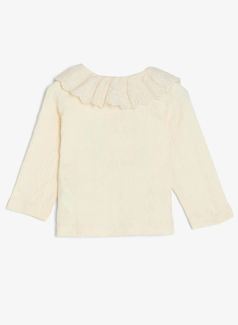 بنياتا قميص بأكمام طويلة